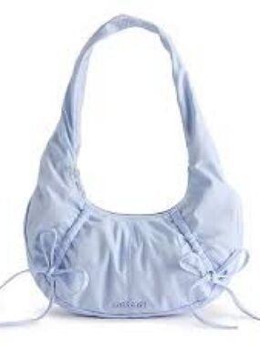 Madden Girl NWT Crescent Shoulder Bag with Bow Accents